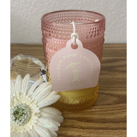 DW Home Other - DW Home Frozen Pink Lemonade Richly Scented Large Single Wick Candle 11.2 Oz